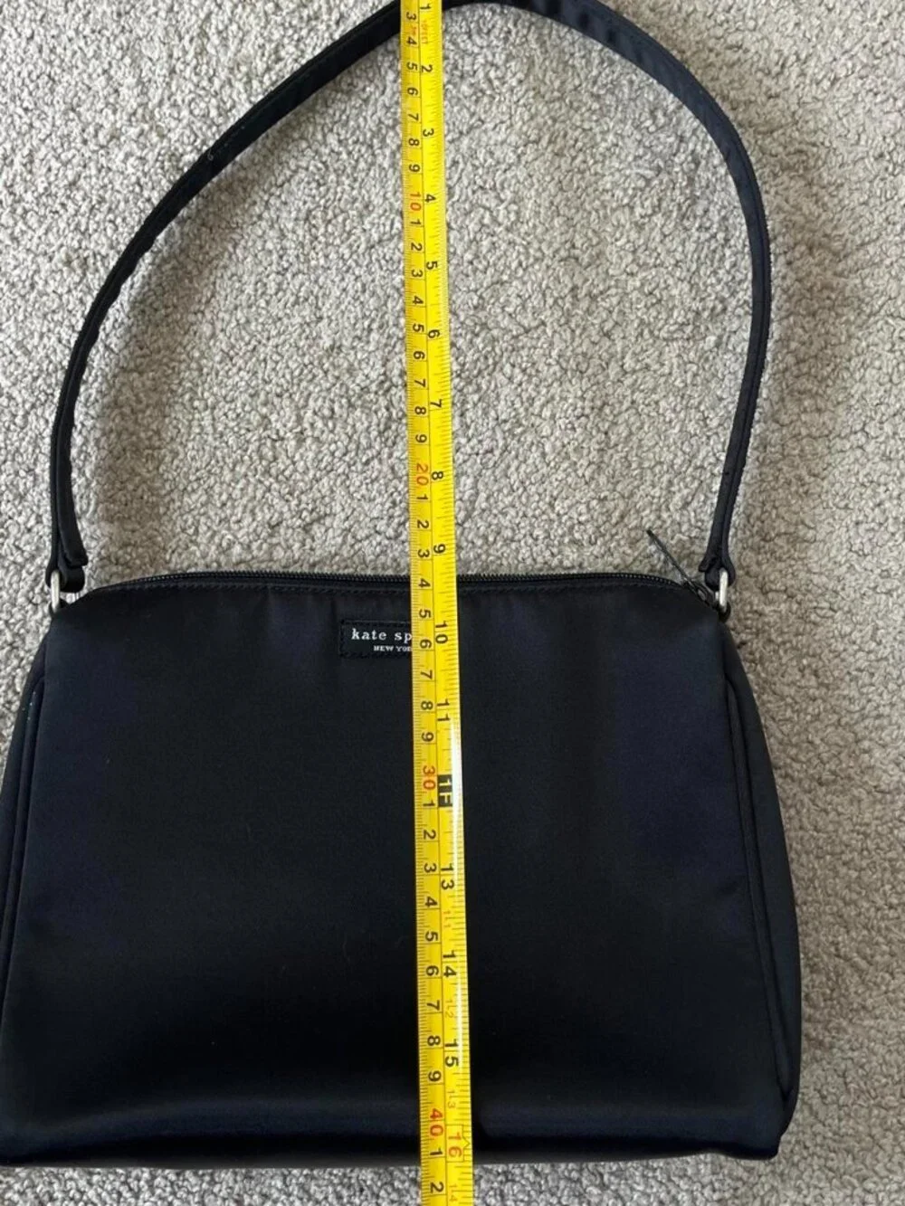 Kate Spade Bag Black Nylon Shoulder Purse Vintage